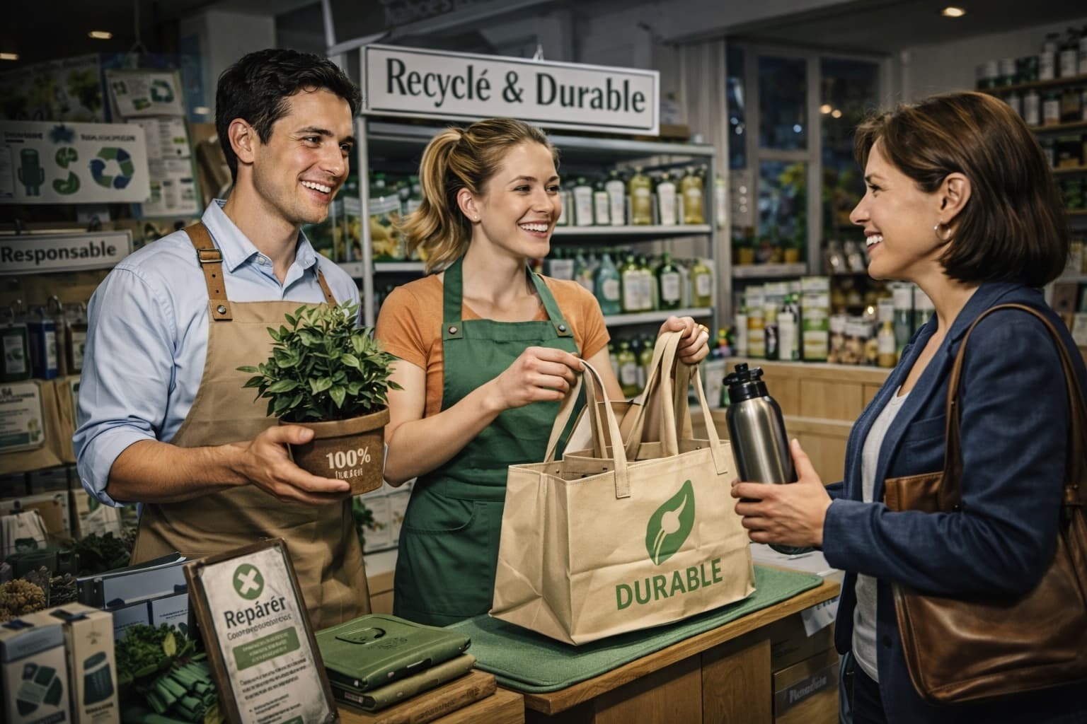 Marketing durable et engagé : concilier performance commerciale et responsabilité en point de vente