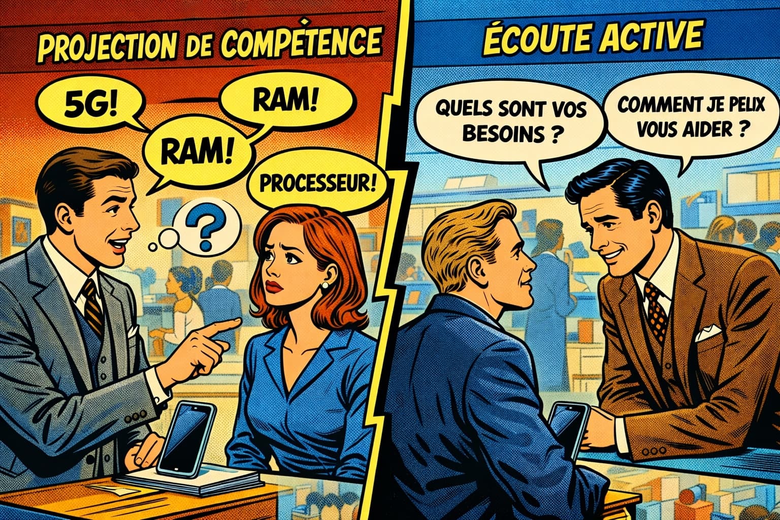 Projection de compétence vs écoute active